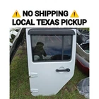 Jeep Wrangler Left Rear Door 2011-2017 White (dent) Texas Pickup, No Shipping! Used. Price: $500.00.