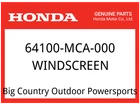 Honda Oem Part 64100-MCA-000 Windscreen New. Price: $838.79.