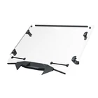 Polaris Lock & Ride Full Vented Front Windshield, Hard Coat Polycarbonate New. Price: $234.00.