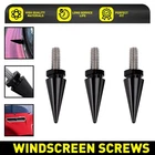 3PCS Fit 1996-2013 Harley Street Glide Spike Bolt Windscreen Fairing Black Metal New. Price: $14.24.