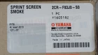 New Oem Yamaha Smoke Sprint Windscreen #2CR-F83J0-S0. Price: $119.95.